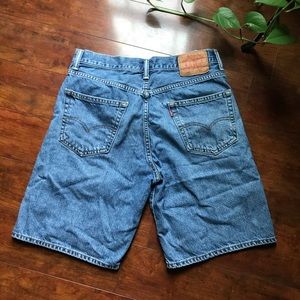 Vintage style light wash high waisted Denim shorts
